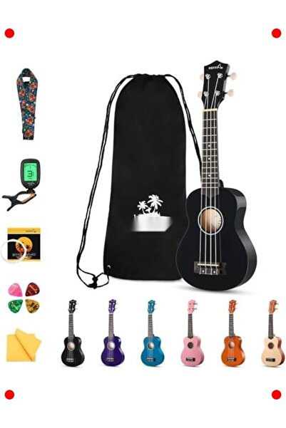 markentegra Soprano Ukulele Starter Kit - Black