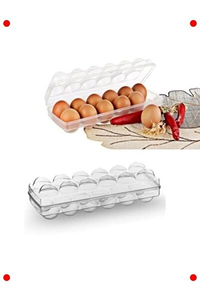 markentegra 12-Piece Transparent Lockable Egg Storage Container Organizer