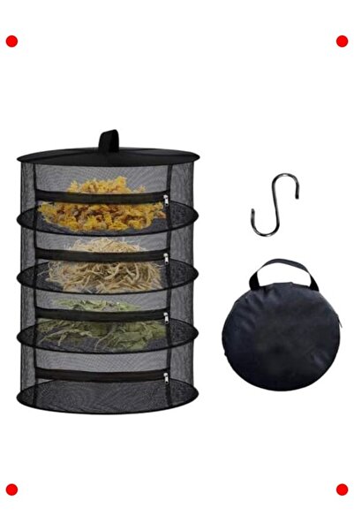 markentegra 4 Katlı Fermuarlı Sebze Meyve Kurutma Filesi