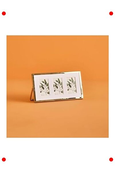 markentegra Gold Color Photo Frame 22X12 cm