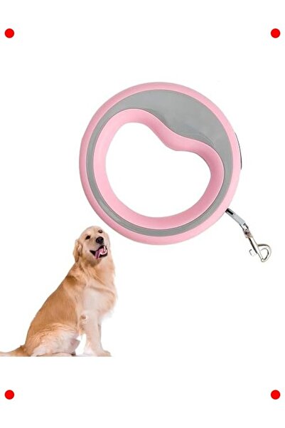 markentegra Automatic Retractable Dog Leash (2.5m, Pink)