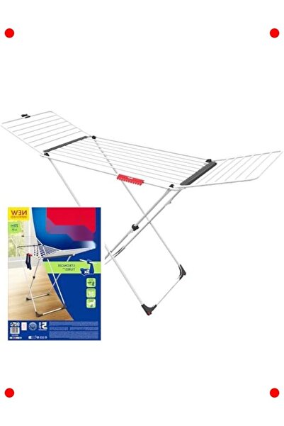 ulupazarlama 20 Metre Kurutma Alanlı Tekerlekli Çamaşır Askılığı