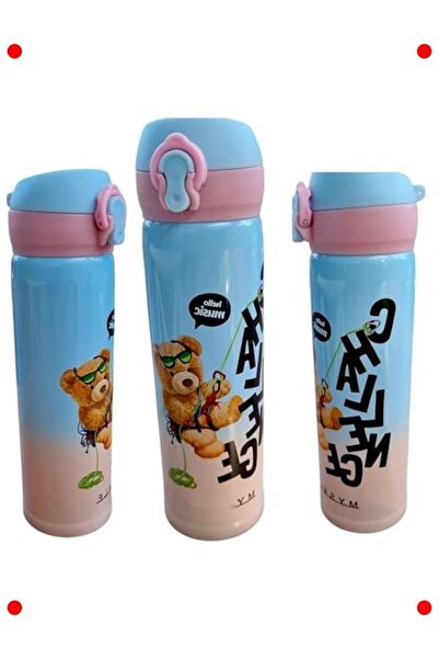 markentegra 500 ml Stainless Steel Thermos with Teddy Bear Design