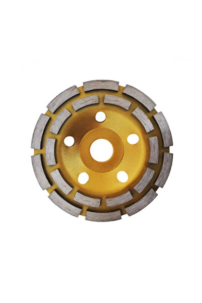 DDT Diamond cup wheel 125 mm, yellow, for grinding concrete, mosaic, marble