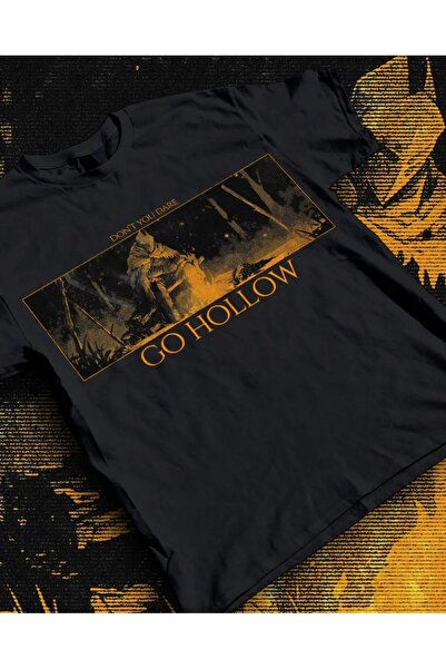 l'eivor Dark Souls - Don'T You Dare Printed Cotton T-Shirt