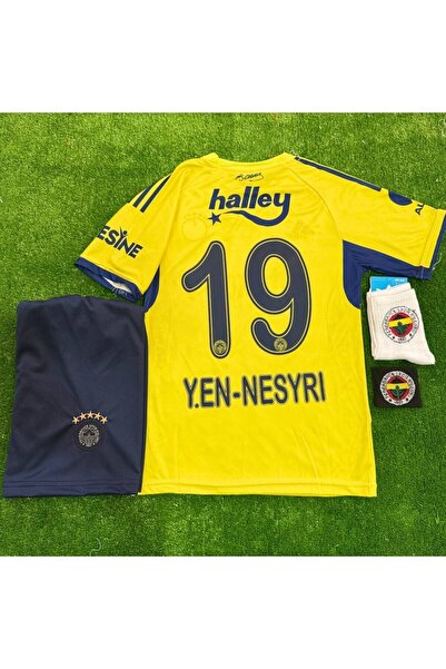 Lion Spor Fe.Ner.Bah'Ye \\ 2026 # Y.En.Nesyri #   Number 19 Away Yellow Kids ...