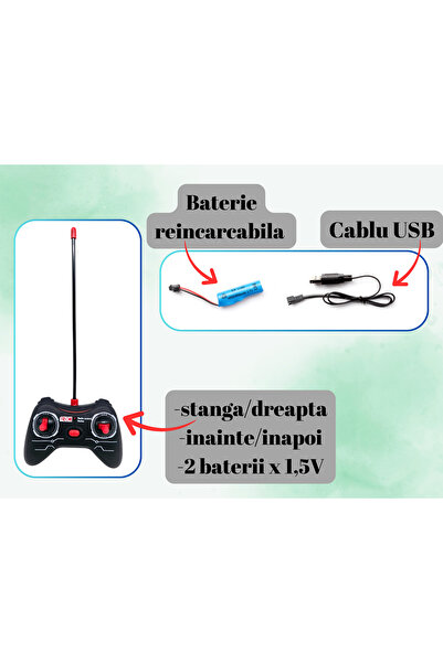ERGINO Off-Road RC Car, Lights, Rechargeable Battery, USB Cable, Rubber Tires, +3 years, ERGINO®