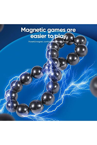 TFIXOL Magnetic Board Game, 20-Piece Magnetic Balls with Punishment Wheel
