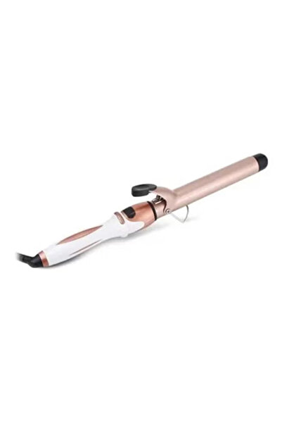 Ceramic Hair Curling Stick Gold/White