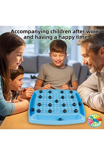 TFIXOL Magnetic Board Game, 20-Piece Magnetic Balls with Punishment Wheel