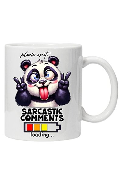 CRD PRINT Cană personalizată „comentarii sarcastice”, CRD PRINT, 330 ml, albă