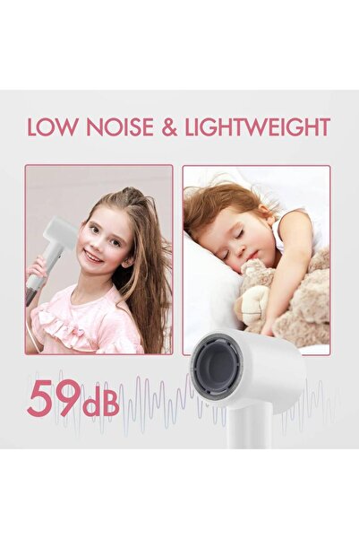 Yesido Fast Hair Dryer 1500W - Negative Ion, Brushless Motor, 100000 RPM