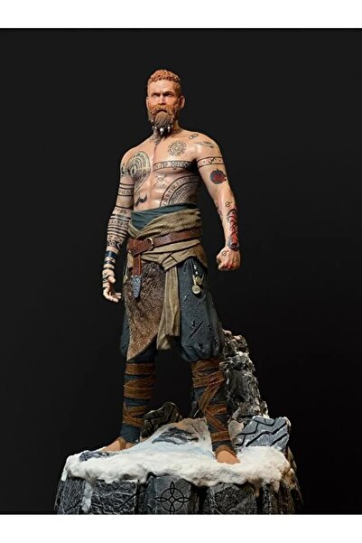 FOLİNZA God Of War Baldur God Of War Barbar Baldur Figür Büyük Boy 35cm