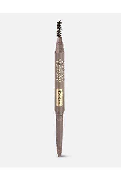ZEENA Waterproof eyebrow pencil, One Ash 010