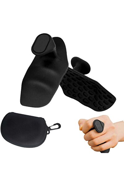 Generic مقابض رفع الأثقال المصنوعة من السيليكون غير القابلة للانزلاق لحماية راحة اليد للصالة الرياضية ورفع الأثقال المميت للرجال والنساء