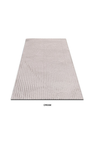 Art weaver Stripe Pattern Rectangular Faux Fur Area Rug 160 x 230cm