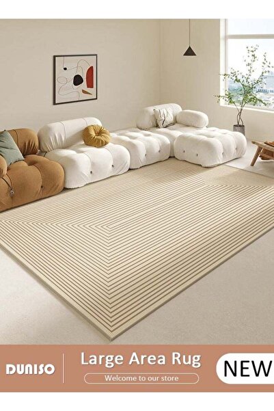 DOMEET Non-Slip Large Area Rug, Washable Soft Handfeel Stain Resistant Rectangular Carpet