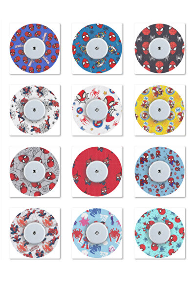 Dia BandTR Örümcek Adam - Libre 2 Sensör Koruyucu Bant 12'li Paket