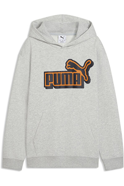 Puma Essentials Logo Lab Χαλαρή Νεανική Ζακέτα με Κουκούλα