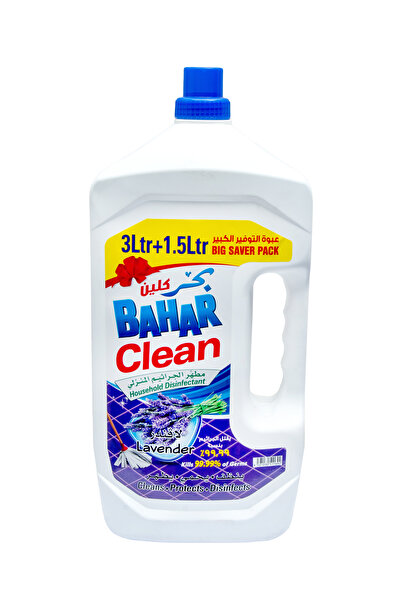 Bahar مطهر متعدد الاستخدامات، منظف للأرضيات والمطبخ والحمام، 4.5 لتر