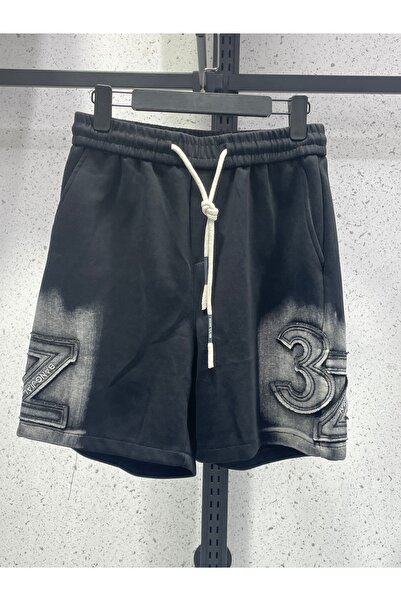 VAIA Luxury washed men's cotton shorts, oversized.