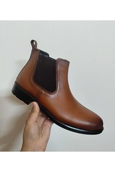 AKYAMODA حذاء تشيلسي رجالي من الجلد الطبيعي من TABA AKY29