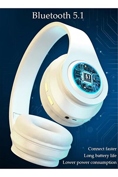 DOMEET Luminous Wireless Headphones Active Noise Cancelling Bluetooth Headphones