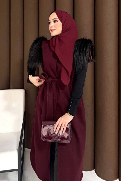 Melike Tatar Fur Cashmere Vest 32-3709