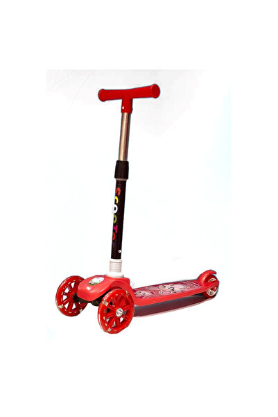 Toysea Kids 3-Wheel Kick Scooter with LED Wheels, Adjustable Height & Foldabl...