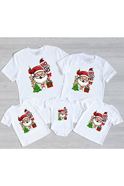 venüsdijital Πρωτοχρονιάτικη στολή Άγιου Βασίλη Hohoho Οικογενειακή συνδυαστική στολή (η τιμή είναι για 1 τεμάχιο)