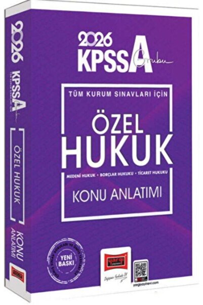 Yargı Yayınları 2026 KPSS A Grubu Tüm Kurum Sınavları İçin Özel Hukuk Konu An...