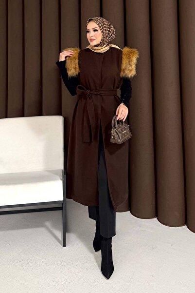 Melike Tatar Fur Cashmere Vest 32-3709