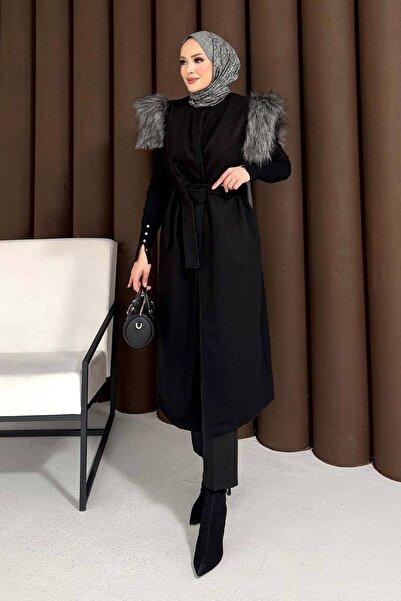 Melike Tatar Fur Cashmere Vest 32-3709