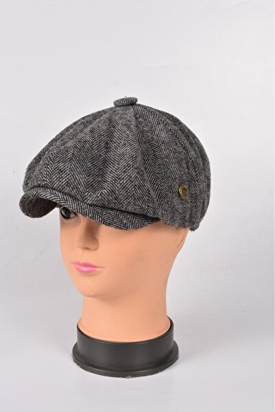 mercantoptan قبعة شتوية للأطفال مكونة من 8 قطع من الصوف الأصلي طراز Peaky Blinders