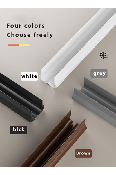 Generic Door gap windproof strip, door seal strip, noise-reducing seal strip, 93 cm door bottom rubber