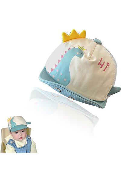 Duomama قبعة شمس على شكل بطة صغيرة - تصميم دب كرتوني، قبعة بيسبول قطنية ناعمة...