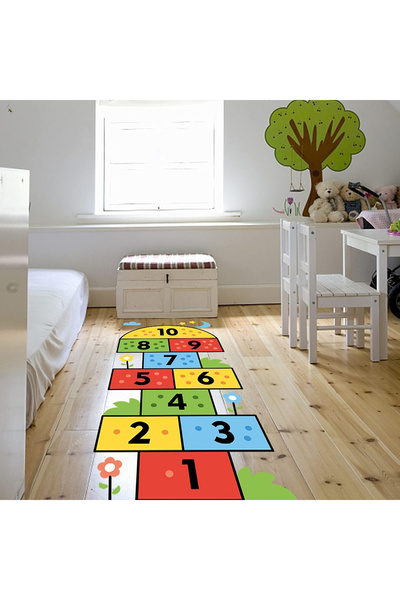 MaffStuff Self-Adhesive Floor Sticker Colorful Slate, 60×30 cm