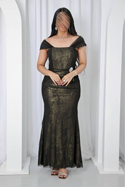 SELSAL Soft, shiny, long dress