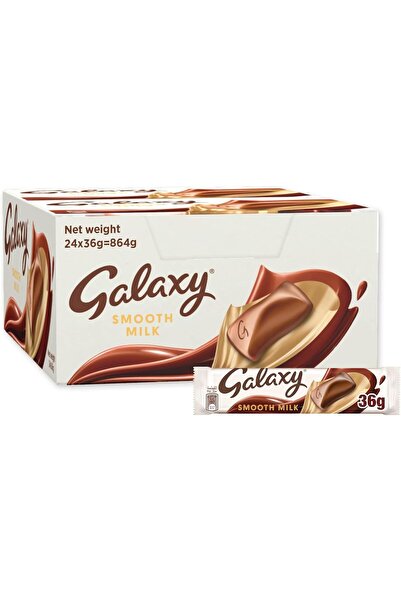 Galaxy Smooth Milk Chocolate Pack of 24 x 36g