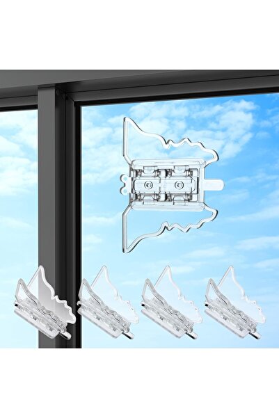 Generic قفل باب منزلق مقاوم للأطفال، قفل أمان للنوافذ/الأبواب المنزلقة بدون ح...