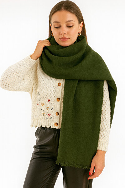 ZERAMİNE Women's Winter Scarf Shawl – Soft Textured Premium Model