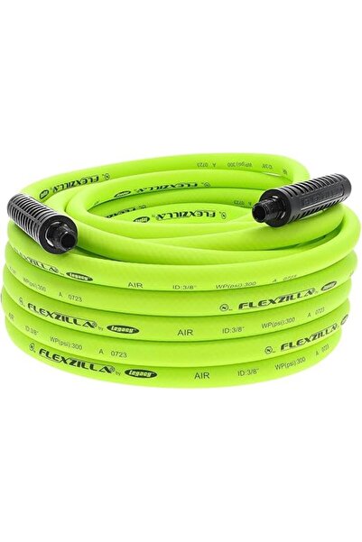 Flexzilla خرطوم هواء، 3/8 بوصة × 50 قدمًا، وصلات MNPT 1/4 بوصة، شديد التحمل، ...