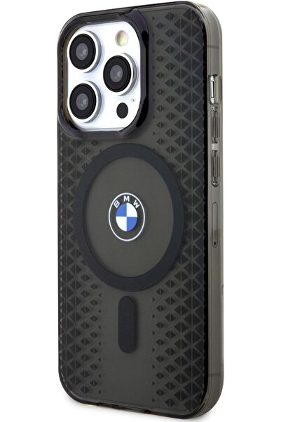 CG Mobile BMW Case for iPhone 15 Pro (6.1") - MagSafe Compatible, Anti-Scratch, Drop Resistant - Bla