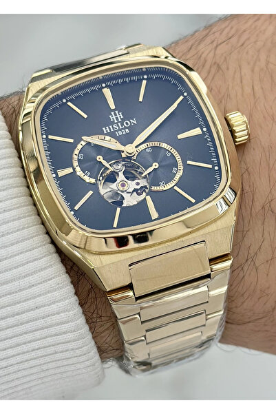 Hislon Orijinal Çelik Kordon Otomatik Erkek Kol Saati ILKSD218G-16SG
