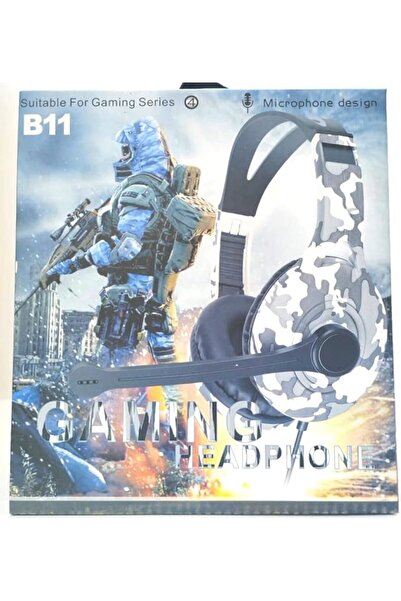 Generic Gaming Headset with Microphone S39 (Grey)