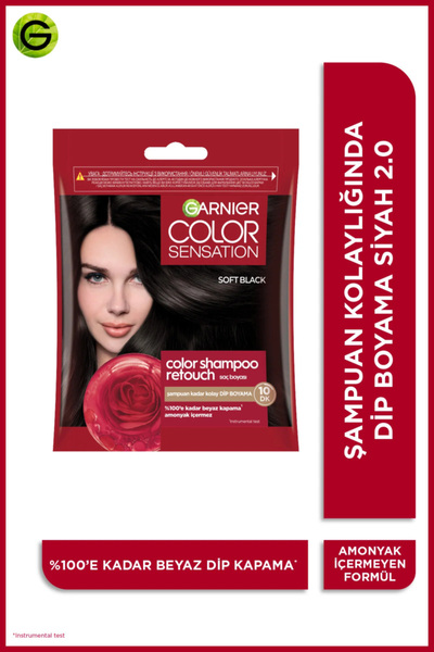 Garnier COLOR SENSATION ŞAMPUAN SAÇ BOYASI 2.0 Soft Black