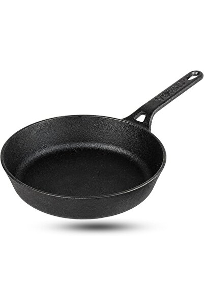 Vinod مقلاة ليجاسي مسبقة التتبيل من الحديد الزهر، 24 سم، مناسبة للطهي بالحث، ...