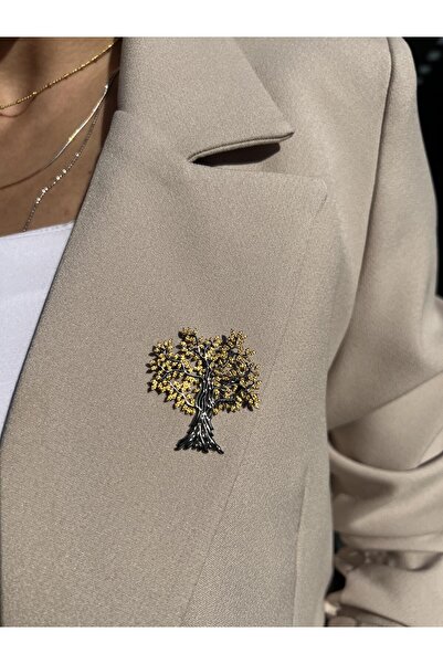 Tep's Jewellery El İşi Tasarım Hayat Ağacı Gümüş Broş