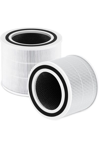 PINREK فلتر بديل Core 300/300S H13 True HEPA من قطعتين لجهاز تنقية الهواء LEV...