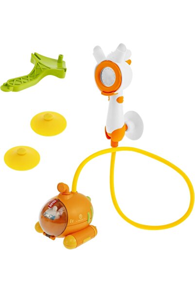 Generic Baby Submarine Shower Head Bath Toy with Suction Cups (Orange)